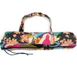 PRANA quilted patchwork yoga mat tote bag